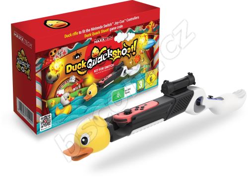 Hra na konzoli Duck, Quack, Shoot! Kit - hra a sada příslušenství pro Nintendo Switch