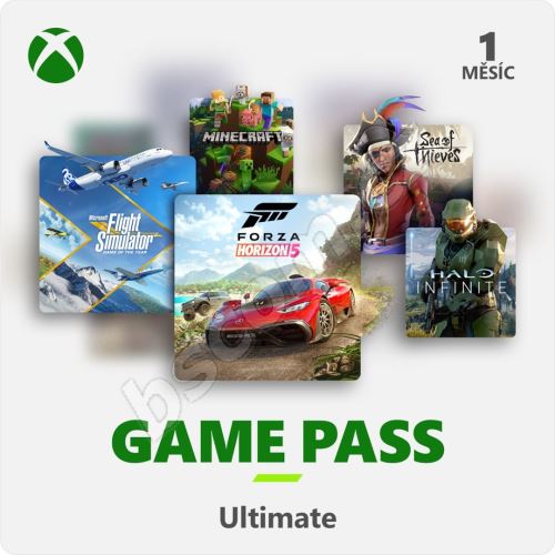 Dobíjecí karta Xbox Game Pass Ultimate - 1 měsíční předplatné