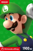 Dárkový poukaz Nintendo předplacená karta 1900Kč Dárkový poukaz Nintendo předplacená karta 1900Kč