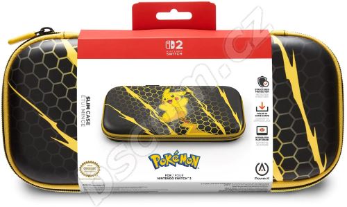 PowerA Slim Case - Nintendo Switch 2 - Pikachu Storm NSCS0553