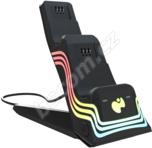 PDP Afterglow Wave Dual Charger - Black - Xbox 0708056071875