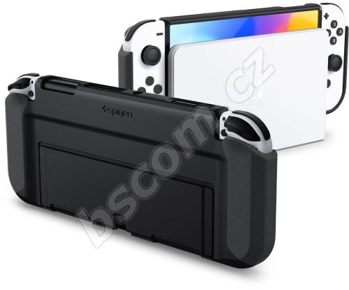 Obal na Nintendo Switch Spigen Thin Fit Black Nintendo Switch OLED