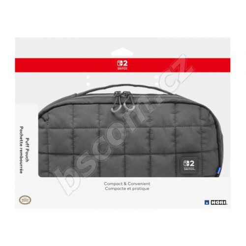 Hori Puff Pouch - Black - Nintendo Switch 2 4961818039957
