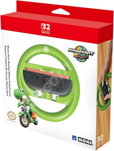 Hori Racing Wheel Attachment Set - Yoshi - Nintendo Switch 2 4961818041974