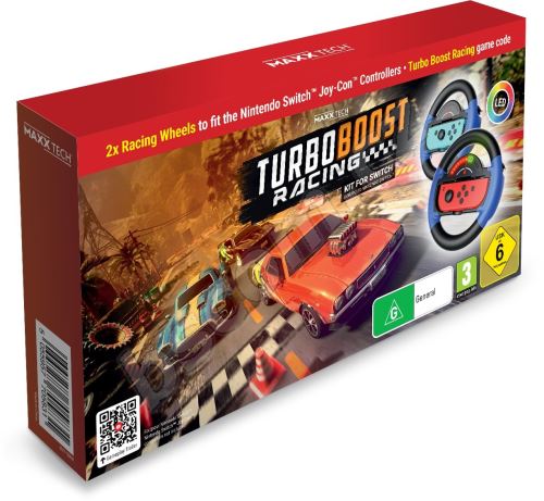 Hra na konzoli Turbo Boost Racing - hra a sada příslušenství pro Nintendo Switch
