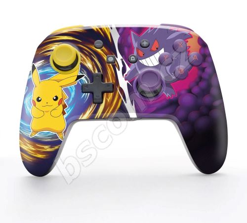 PowerA Enhanced Wireless Controller for Nintendo Switch - Pikachu vs. Gengar