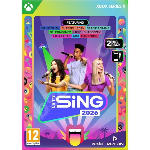 Lets Sing 2026 + 2 mikrofony - Xbox Series X
