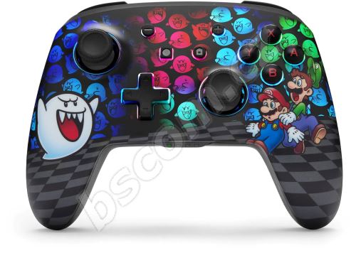 PowerA Enhanced Wireless Controller for Nintendo Switch with Lumectra Ghost - Peek-a-Boo