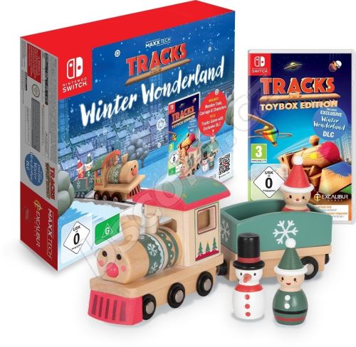 Hra na konzoli Tracks Toybox Edition + Winter Wonderland DLC + Hračka - Nintendo Switch