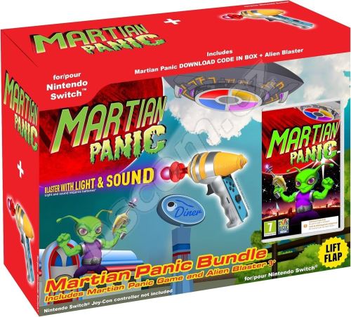 Martian Panic - hra a sada příslušenství pro Nintendo Switch