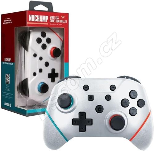 Armor3 NuChamp Wireless Controller for Nintendo Switch (White)