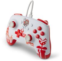 PowerA Enhanced Wired Controller for Nintendo Switch - Mario Red/White (3)
