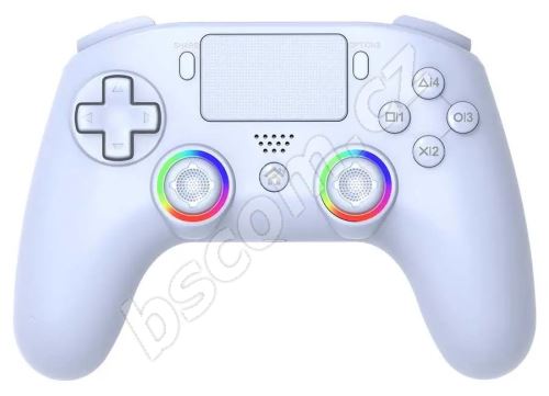 SUBSONIC by SUPERDRIVE herní ovladač WIRELESS LED CONTROLLER PS5/ PC/ Bílý