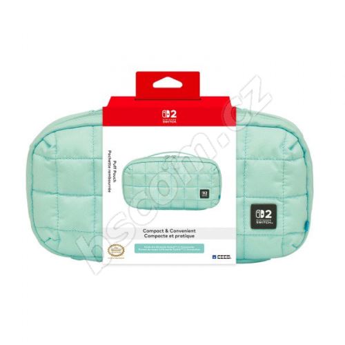 Hori Puff Pouch - Cozy Green - Nintendo Switch 2 4961818042407