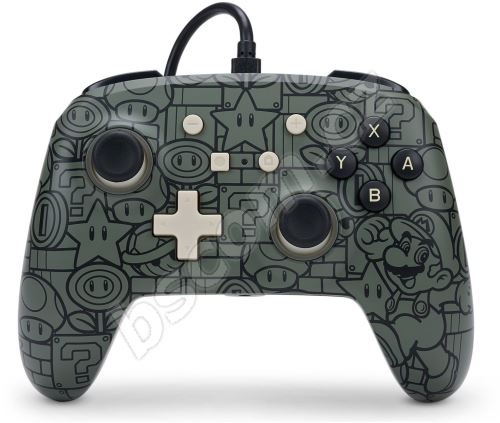 Gamepad PowerA Enhanced Wired Controller - Power-Up Mario - Nintendo Switch