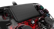 Gamepad Nacon Wired Compact Controller PS4 - průhledný červený (4)