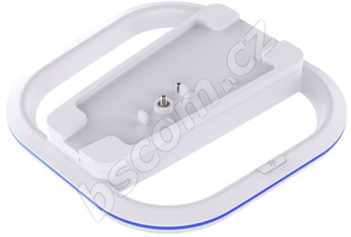 Stojan na herní konzoli FIXED Stand pro PlayStation 5 a 5 (Slim) s RGB LED podsvícením bílý