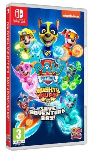 Hra na konzoli Tlapková patrola: Mighty Pups Save Adventure Bay - Nintendo Switch