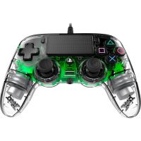 Gamepad Nacon Wired Compact Controller PS4 - průhledný zelený (4)