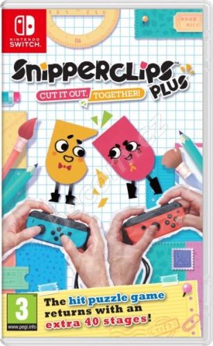 Hra na konzoli Snipperclips Plus: Cut it out, together! - Nintendo Switch