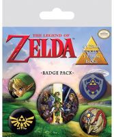 Nintendo The Legend Of Zelda - placky set 5 ks (4)