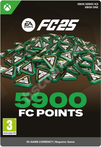Herní doplněk EA Sports FC 25: 5900 FC Points - Xbox Digital