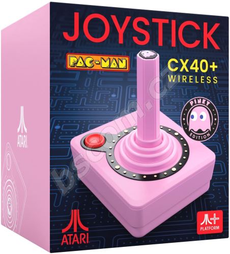 Atari Pack-Man: CX40+ Wireless Joystick - Pinky - ovladač