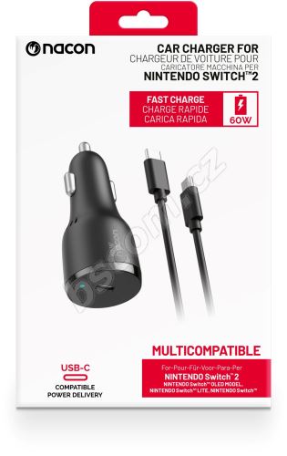 Nacon Car Adapter - Nintendo Switch 2 3665962032390