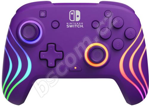 PDP Afterglow Wave Wireless Controller, pro Nintendo Switch, fialový