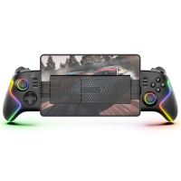 iPega 9122 Wireless Stretching RGB Gamepad pro Android/iOS/PS3/PS4/PC Black (2)