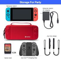 Obal na Nintendo Switch tomtoc cestovní pouzdro na Nintendo Switch, červená (4)