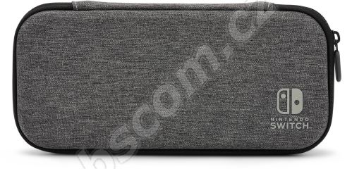 PowerA Slim Case for Nintendo Switch - OLED Model, Nintendo Switch or Nintendo Switch Lite - Charcoal