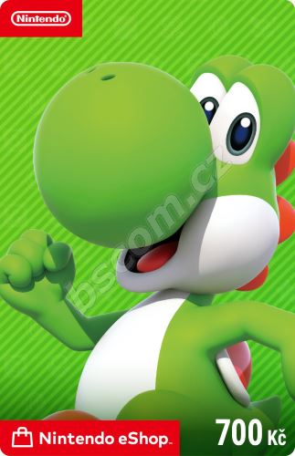 Dárkový poukaz Nintendo předplacená karta 700Kč