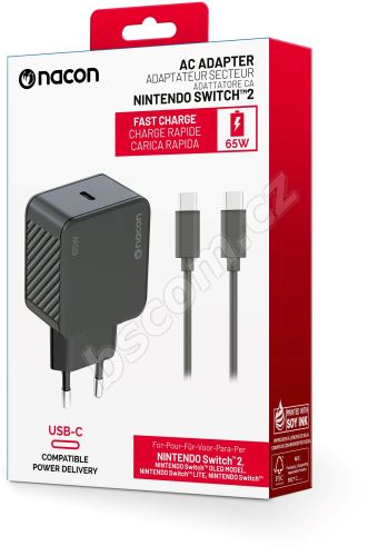 Nacon AC Adapter - Nintendo Switch 2 3665962028201