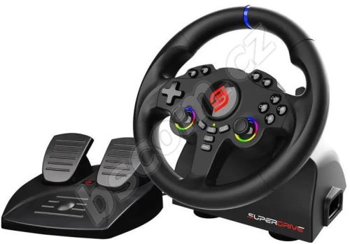 SUPERDRIVE Sada volantu a pedálů 220 RS-5/ PS5/ PC