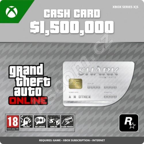 Grand Theft Auto V (GTA 5): Great White Shark Cash Card - Xbox Series X|S Digital