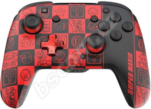 Gamepad PDP Pad Wireless Rematch - Super Icons Glow in the Dark - Nintendo Switch