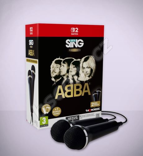 Lets Sing ABBA 2027 + 2 mikrofony - Nintendo Switch 2