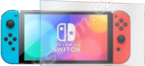 AlzaGuard Glass Protector pro Nintento Switch OLED s aplikátorem AGD-TGN002ZA