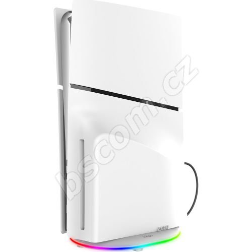 iPega P5S035SA Vertikální Stojan s RGB pro PS5 Slim/PS5 Pro White 6974363711221