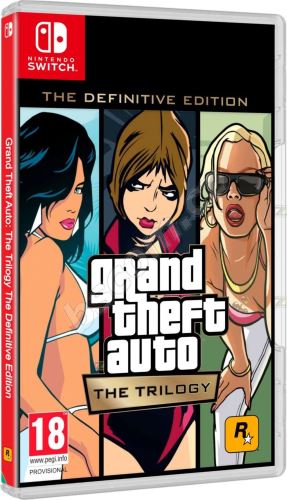 Hra na konzoli Grand Theft Auto: The Trilogy (GTA) - The Definitive Edition - Nintendo Switch