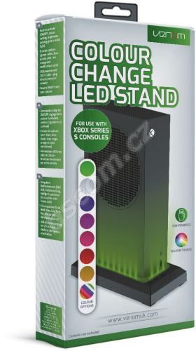 VENOM VS3511 Xbox Series S Multi-Colour LED Stand (Black)