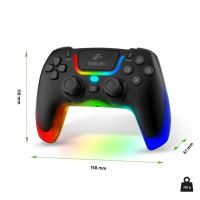 EVOLVEO Ptero2, bezdrátový & drátový gamepad pro PC, PS3/4/5, iOS, Android, Switch, černý (13)