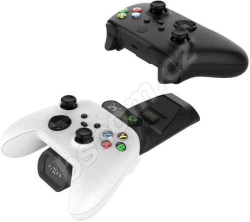 FIXED Charging Station pro dva bezdrátové ovladače Xbox Series S X a One černá FIXXB-DCC-BK