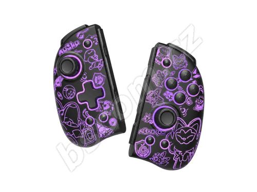 FUNLAB Luminous Wireless Joypad - Scarlet and Violet - Nintendo Switch