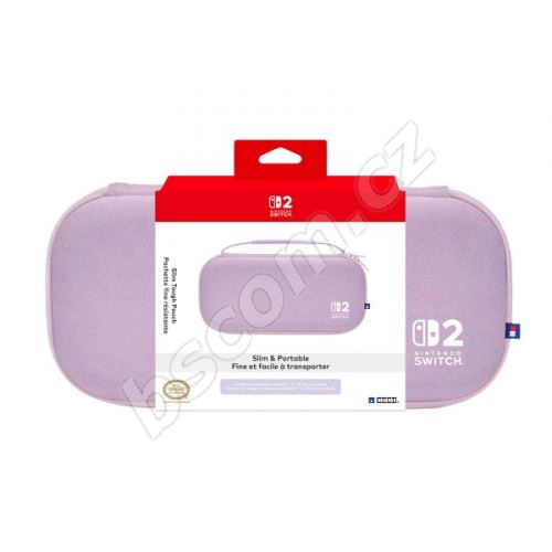 Hori Slim Tough Pouch - Levander - Nintendo Switch 2 4961818041516