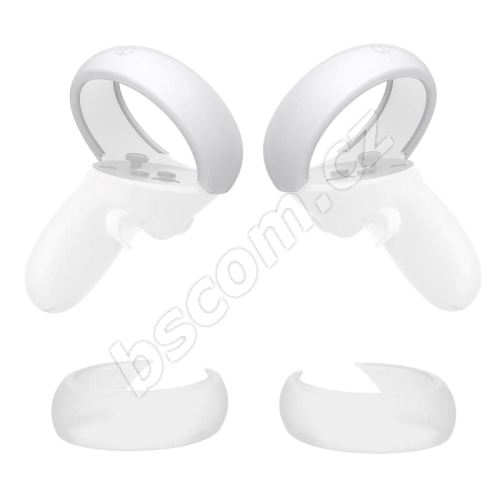 Ochranný kryt ovladače KIWI DESIGN Q26-2.1 pro Meta Quest 2 White