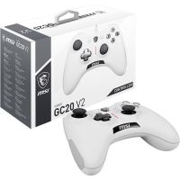 MSI gamepad FORCE GC20 V2 WHITE/ drátový/ OTG/ USB/ pro PC, PS3, Android (4)
