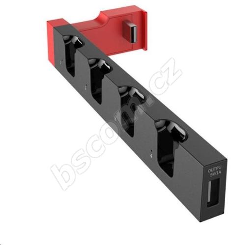Nabíjecí stanice iPega 9186 Charger Dock pro N-Switch a Joy-con Black/Red