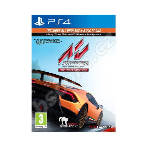 Hra na konzoli Assetto Corsa: Ultimate Edition - PS4